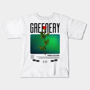 Greenery Modern Streetwear Kids T-Shirt